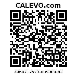 Calevo.com pricetag 2060217s23-009000-44