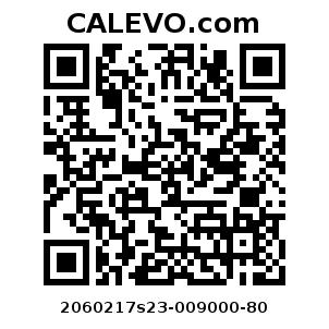 Calevo.com Preisschild 2060217s23-009000-80