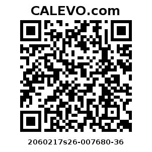 Calevo.com Preisschild 2060217s26-007680-36