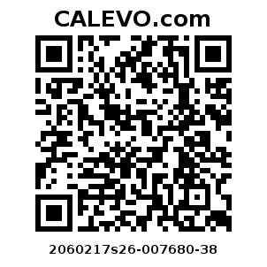 Calevo.com Preisschild 2060217s26-007680-38