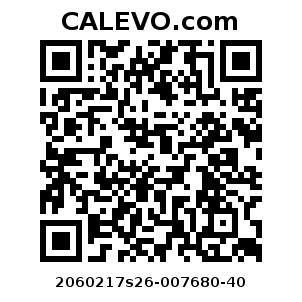 Calevo.com Preisschild 2060217s26-007680-40