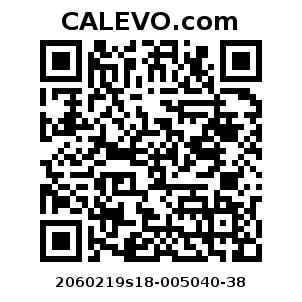 Calevo.com Preisschild 2060219s18-005040-38