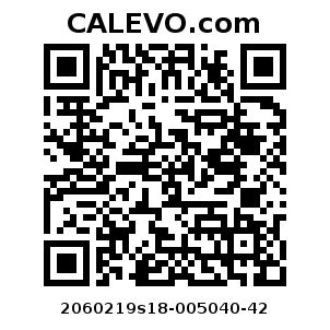 Calevo.com Preisschild 2060219s18-005040-42