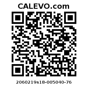 Calevo.com Preisschild 2060219s18-005040-76