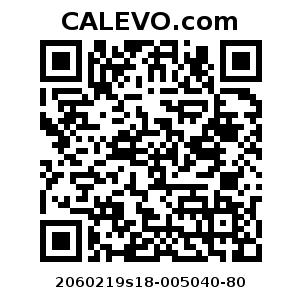 Calevo.com Preisschild 2060219s18-005040-80