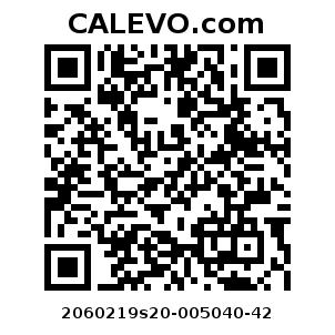 Calevo.com Preisschild 2060219s20-005040-42