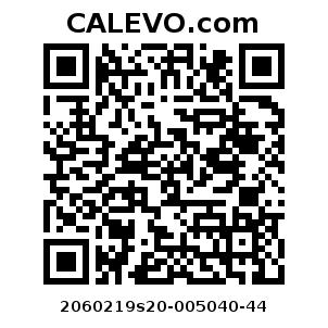 Calevo.com Preisschild 2060219s20-005040-44
