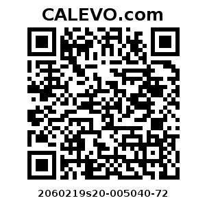 Calevo.com Preisschild 2060219s20-005040-72