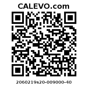 Calevo.com Preisschild 2060219s20-009000-40