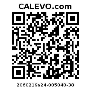 Calevo.com pricetag 2060219s24-005040-38