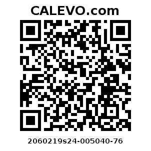 Calevo.com pricetag 2060219s24-005040-76