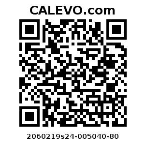 Calevo.com Preisschild 2060219s24-005040-80