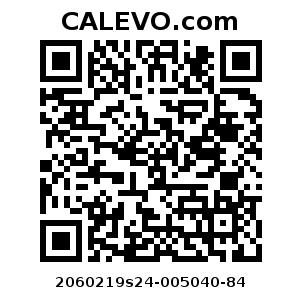 Calevo.com pricetag 2060219s24-005040-84
