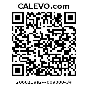 Calevo.com pricetag 2060219s24-009000-34