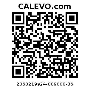 Calevo.com pricetag 2060219s24-009000-36