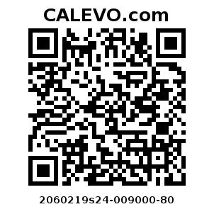 Calevo.com pricetag 2060219s24-009000-80