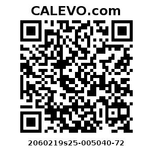 Calevo.com Preisschild 2060219s25-005040-72