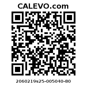 Calevo.com pricetag 2060219s25-005040-80