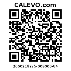 Calevo.com pricetag 2060219s25-009000-84
