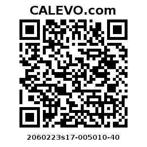 Calevo.com Preisschild 2060223s17-005010-40