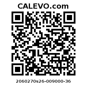 Calevo.com Preisschild 2060270s26-009000-36