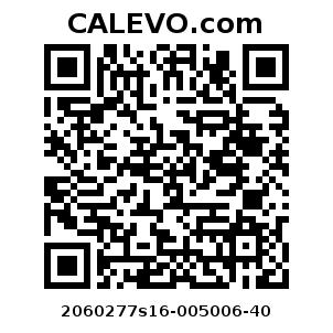 Calevo.com pricetag 2060277s16-005006-40