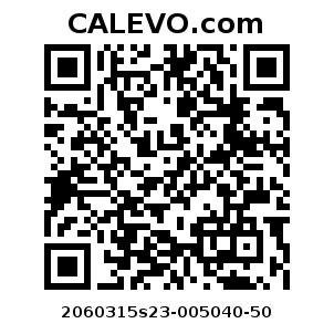 Calevo.com Preisschild 2060315s23-005040-50