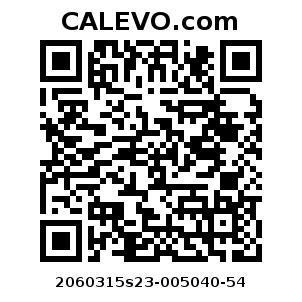 Calevo.com pricetag 2060315s23-005040-54