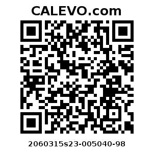 Calevo.com Preisschild 2060315s23-005040-98