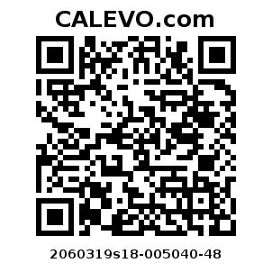 Calevo.com Preisschild 2060319s18-005040-48