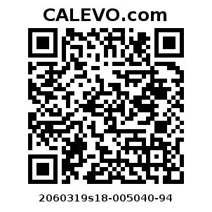 Calevo.com pricetag 2060319s18-005040-94