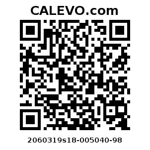 Calevo.com Preisschild 2060319s18-005040-98