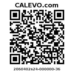 Calevo.com Preisschild 2060402s24-000000-36