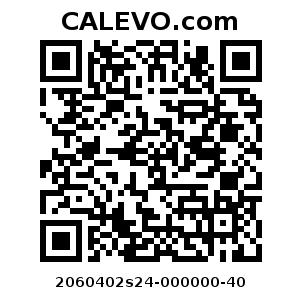 Calevo.com Preisschild 2060402s24-000000-40