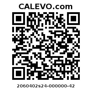 Calevo.com pricetag 2060402s24-000000-42