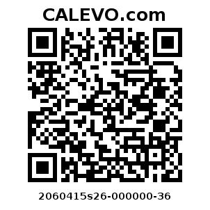Calevo.com Preisschild 2060415s26-000000-36