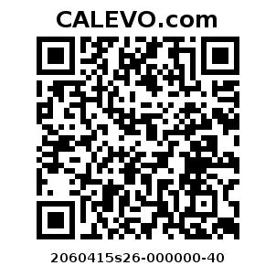 Calevo.com Preisschild 2060415s26-000000-40