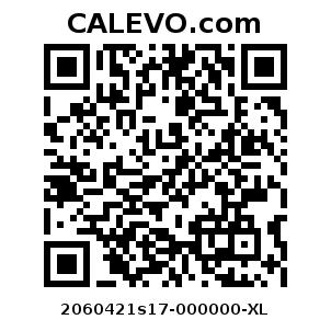 Calevo.com Preisschild 2060421s17-000000-XL