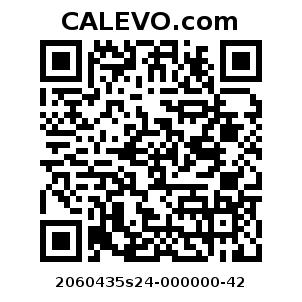 Calevo.com pricetag 2060435s24-000000-42