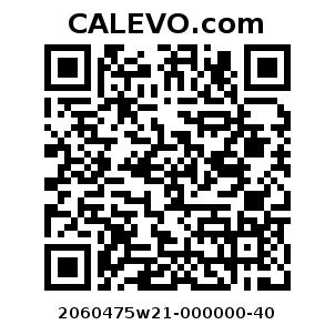Calevo.com Preisschild 2060475w21-000000-40