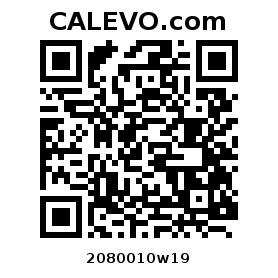 Calevo.com Preisschild 2080010w19