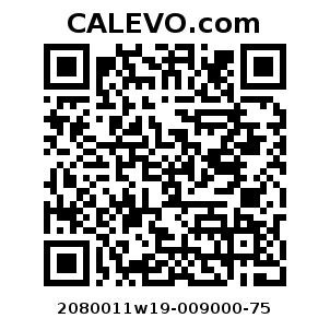 Calevo.com Preisschild 2080011w19-009000-75