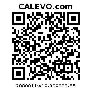 Calevo.com Preisschild 2080011w19-009000-85