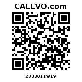 Calevo.com Preisschild 2080011w19