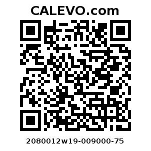 Calevo.com Preisschild 2080012w19-009000-75