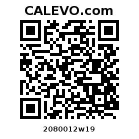 Calevo.com pricetag 2080012w19