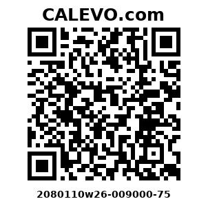 Calevo.com Preisschild 2080110w26-009000-75