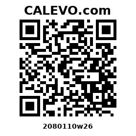 Calevo.com Preisschild 2080110w26