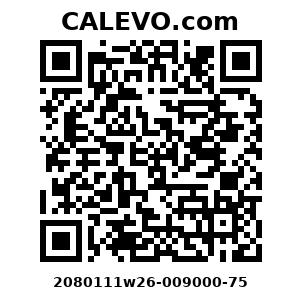 Calevo.com Preisschild 2080111w26-009000-75