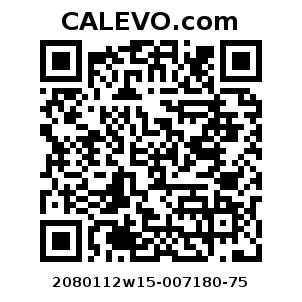 Calevo.com Preisschild 2080112w15-007180-75